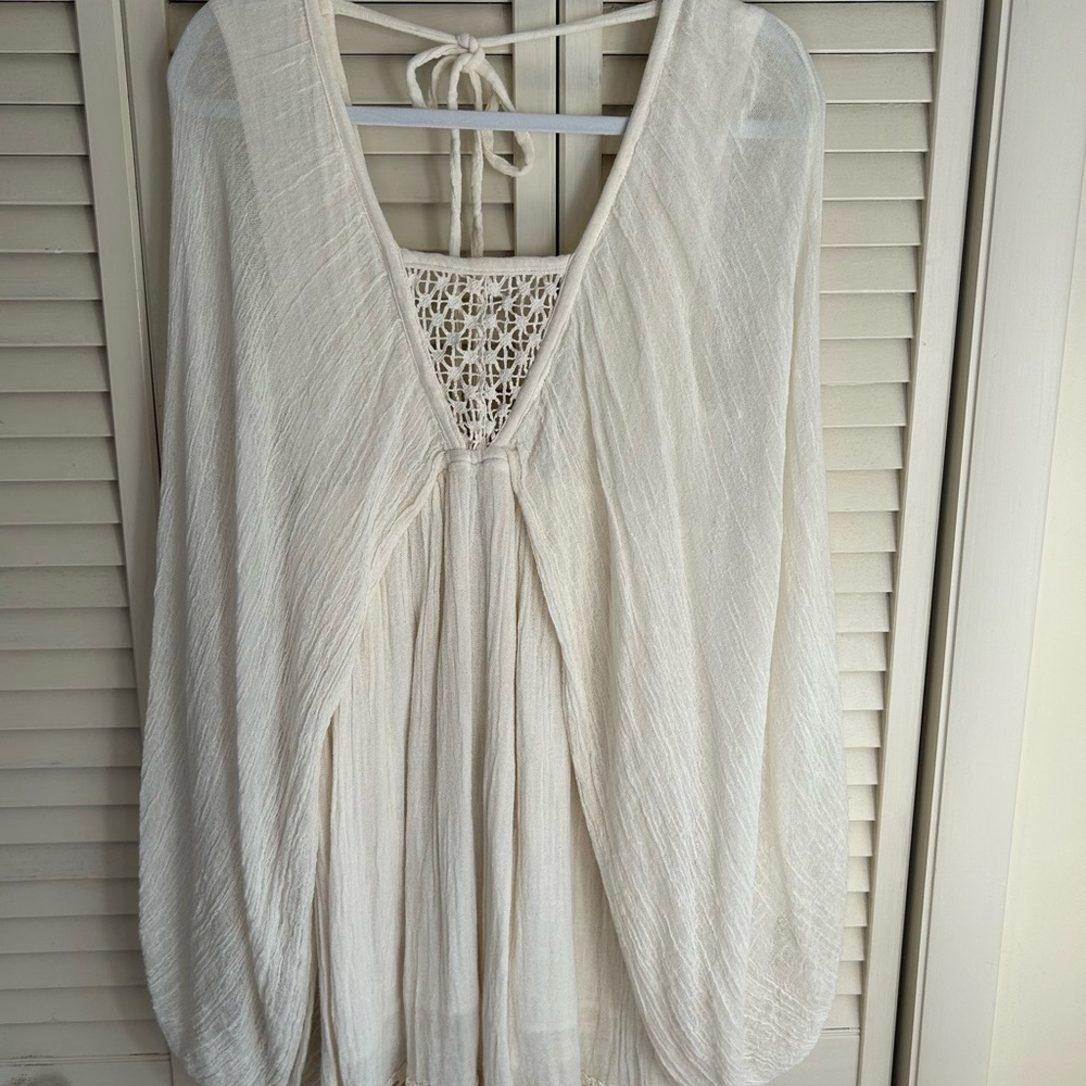 Jen’s Pirate Booty for Free People Balloon Sleeve Dress NWT sz Large